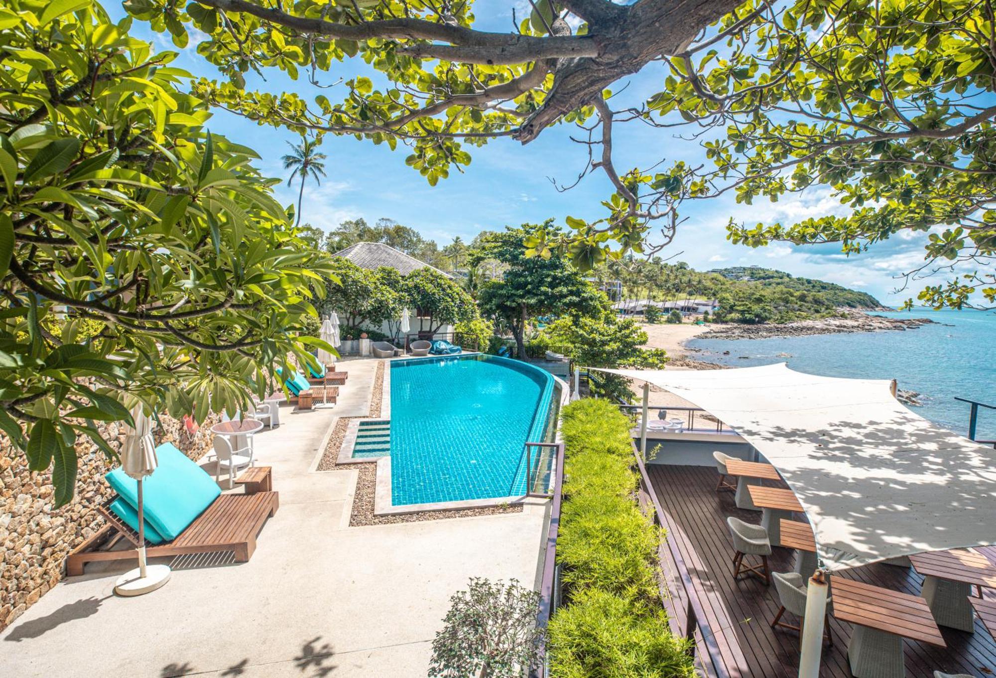 Villa 蓝星海边一线海景五卧室度假风别墅