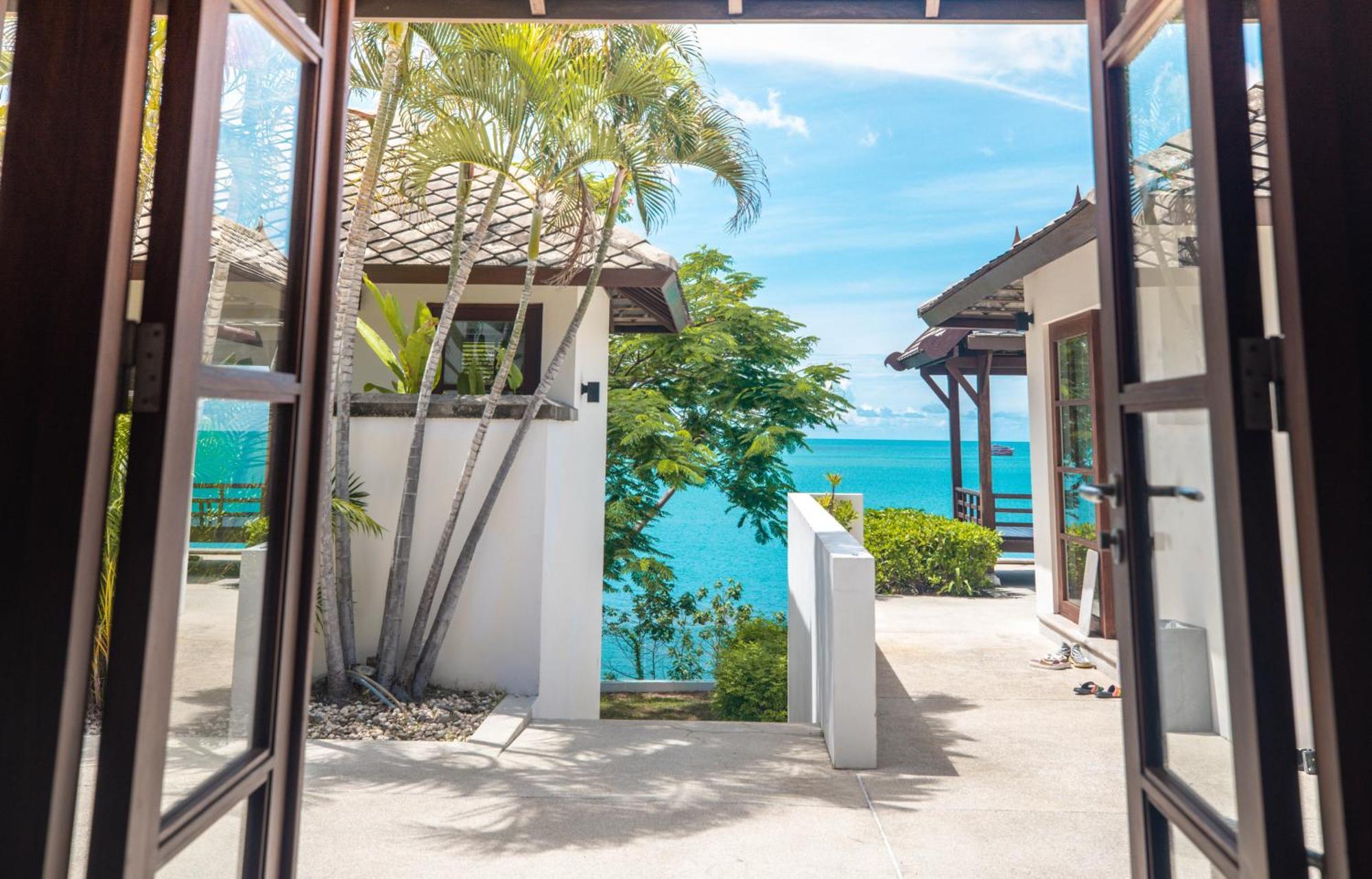 蓝星海边一线海景五卧室度假风别墅 Villa Koh Samui