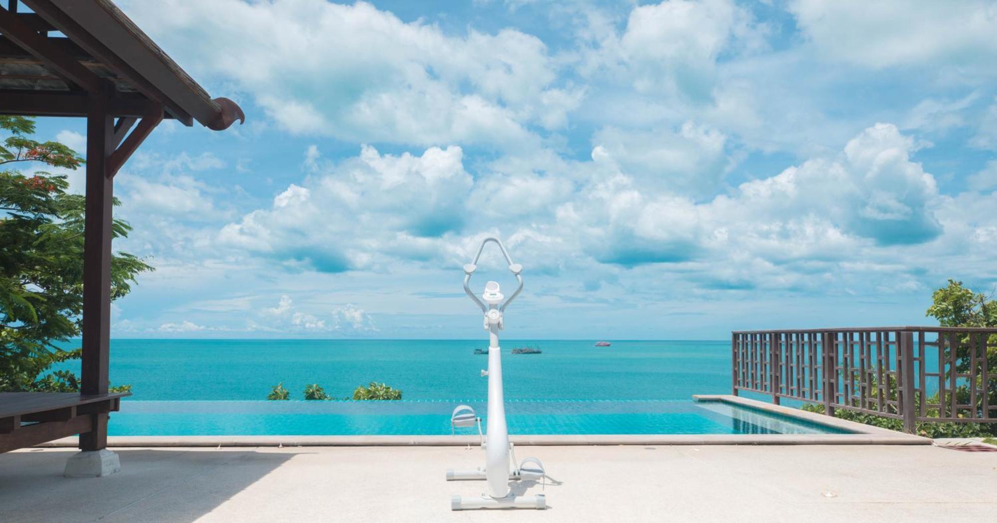 蓝星海边一线海景五卧室度假风别墅 Villa Koh Samui