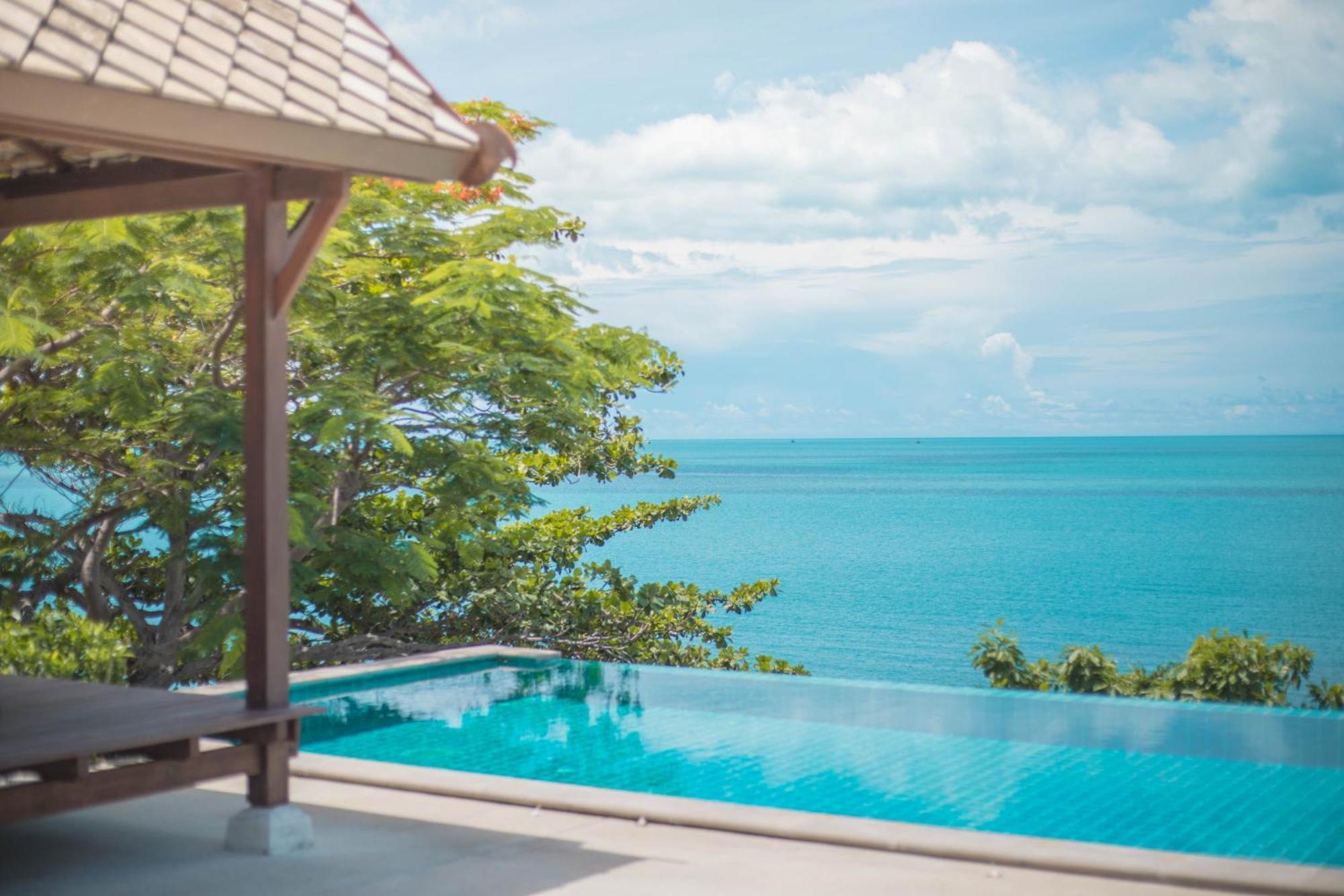 蓝星海边一线海景五卧室度假风别墅 Villa Koh Samui