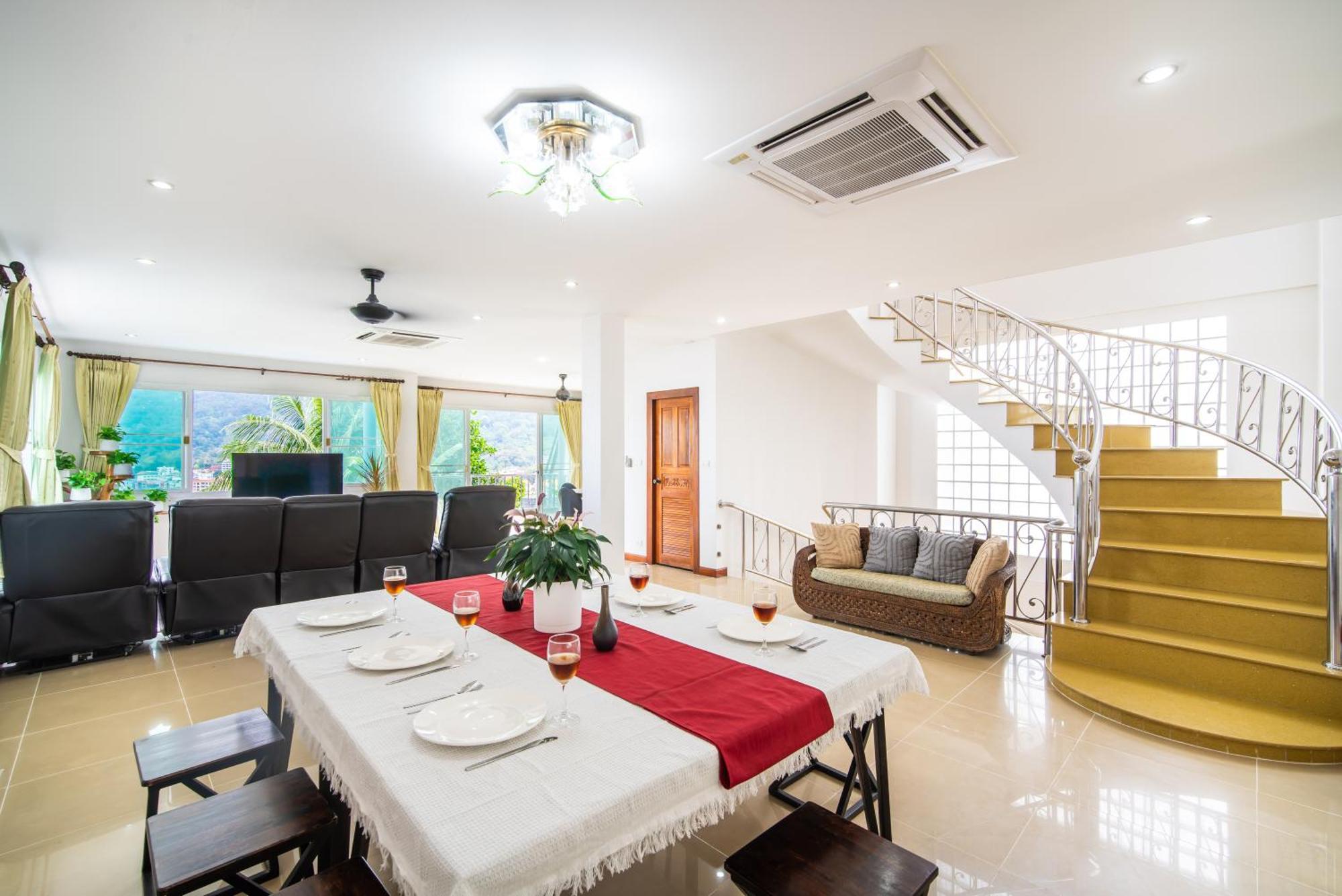 Villa3 四卧海景泳池别墅 近班赞海鲜市场 中英泰三语服务 Pousada Patong