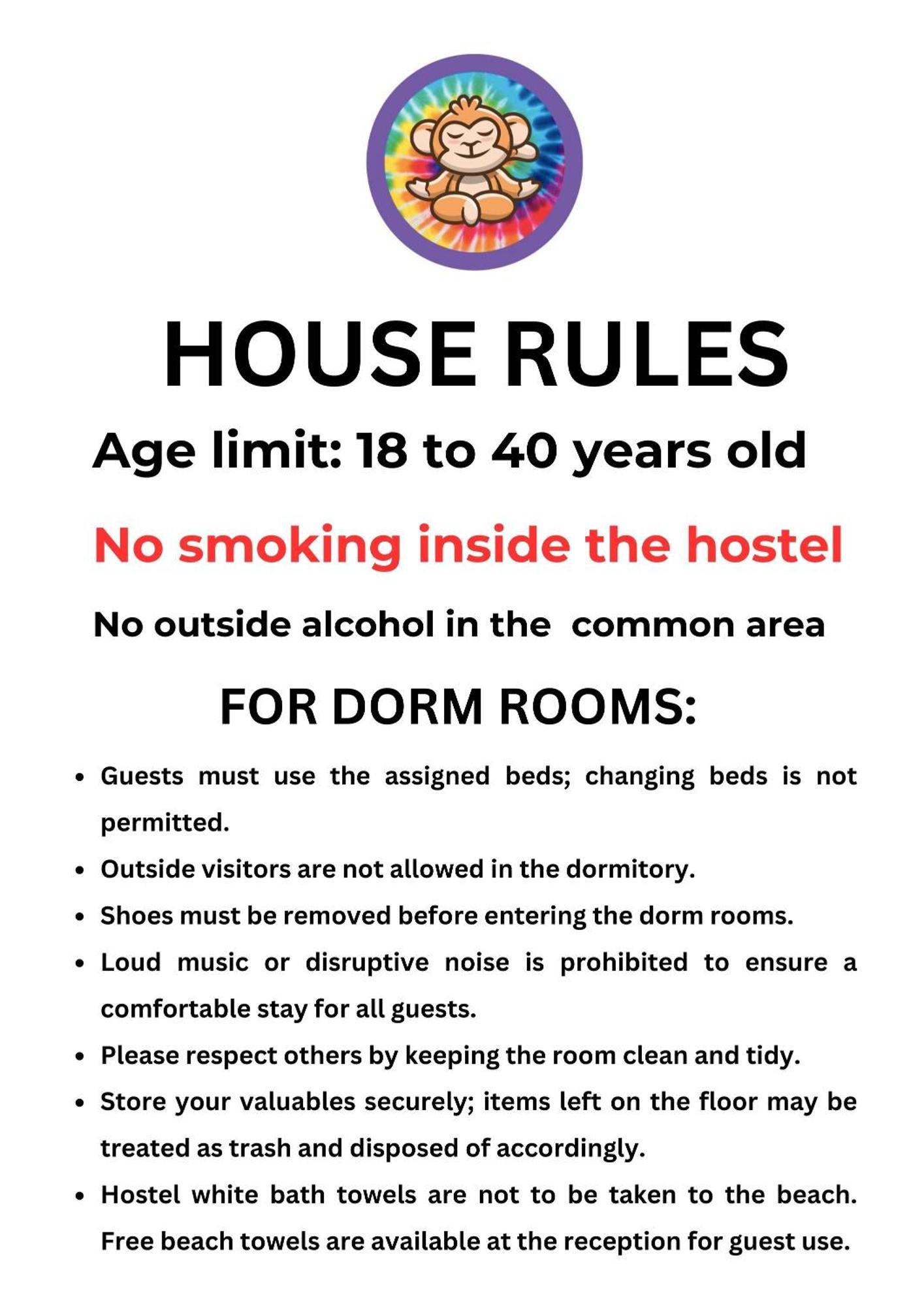 The Funky Monkey - 18 To 40 Years Old Only Hostel *
