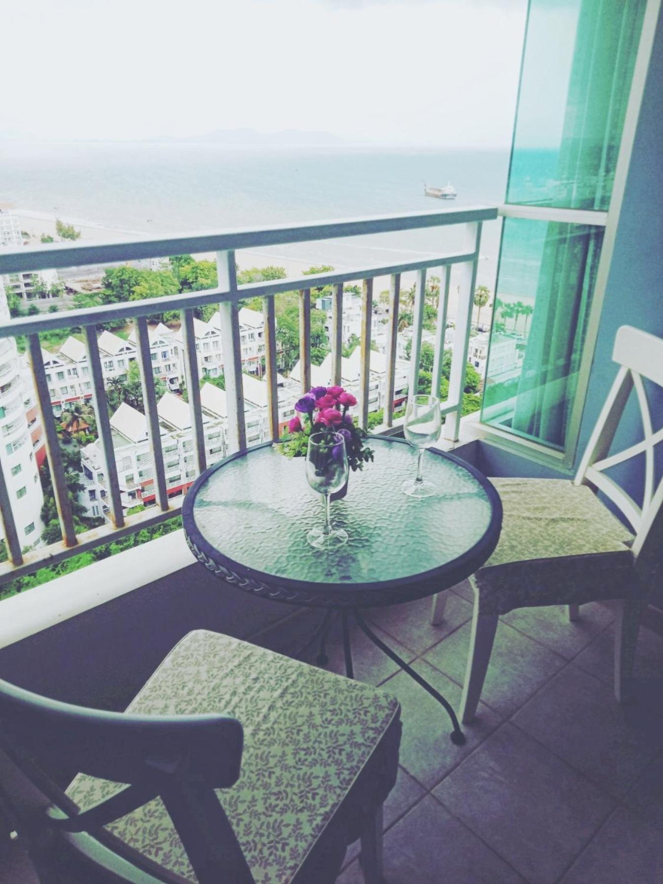 Beautiful Seaview 3rd Floor 1bedroom 29sqm Apartment Jomtien Beach