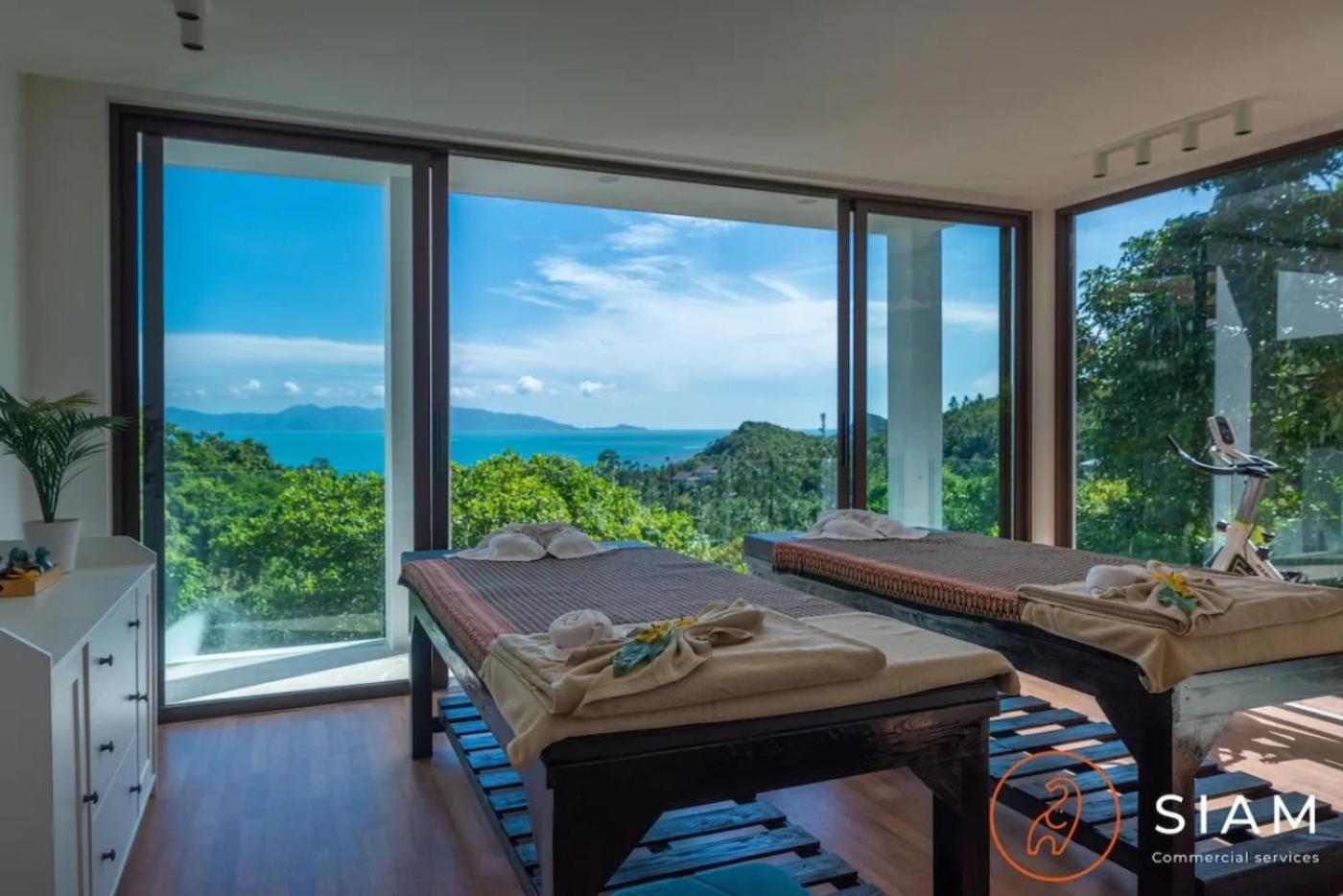 Jungle Beach Villa Luxury 4 Bedroom Seaview Villa Amphoe Koksamui