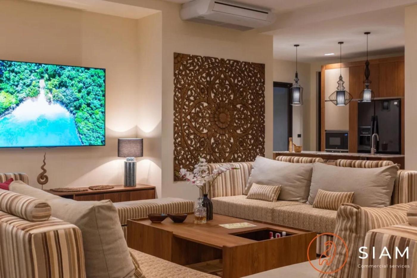Jungle Beach Villa Luxury 4 Bedroom Seaview * Amphoe Koksamui