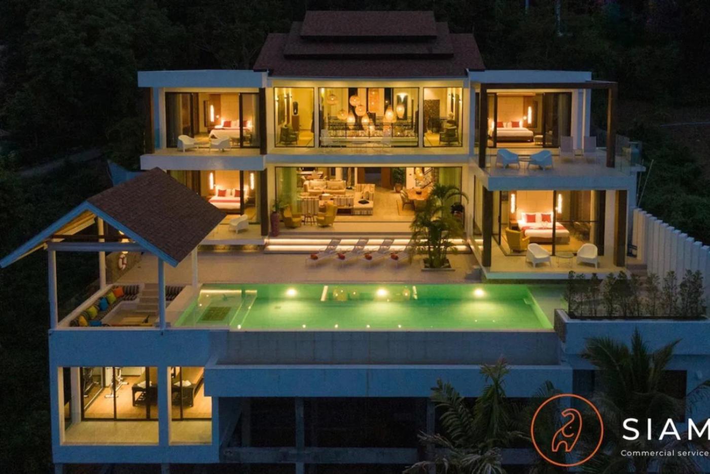 Jungle Beach Villa Luxury 4 Bedroom Seaview Villa
