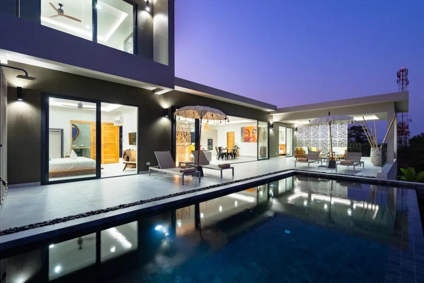 Casa Seaview 4br Private Pool & Panorama Amphoe Koksamui