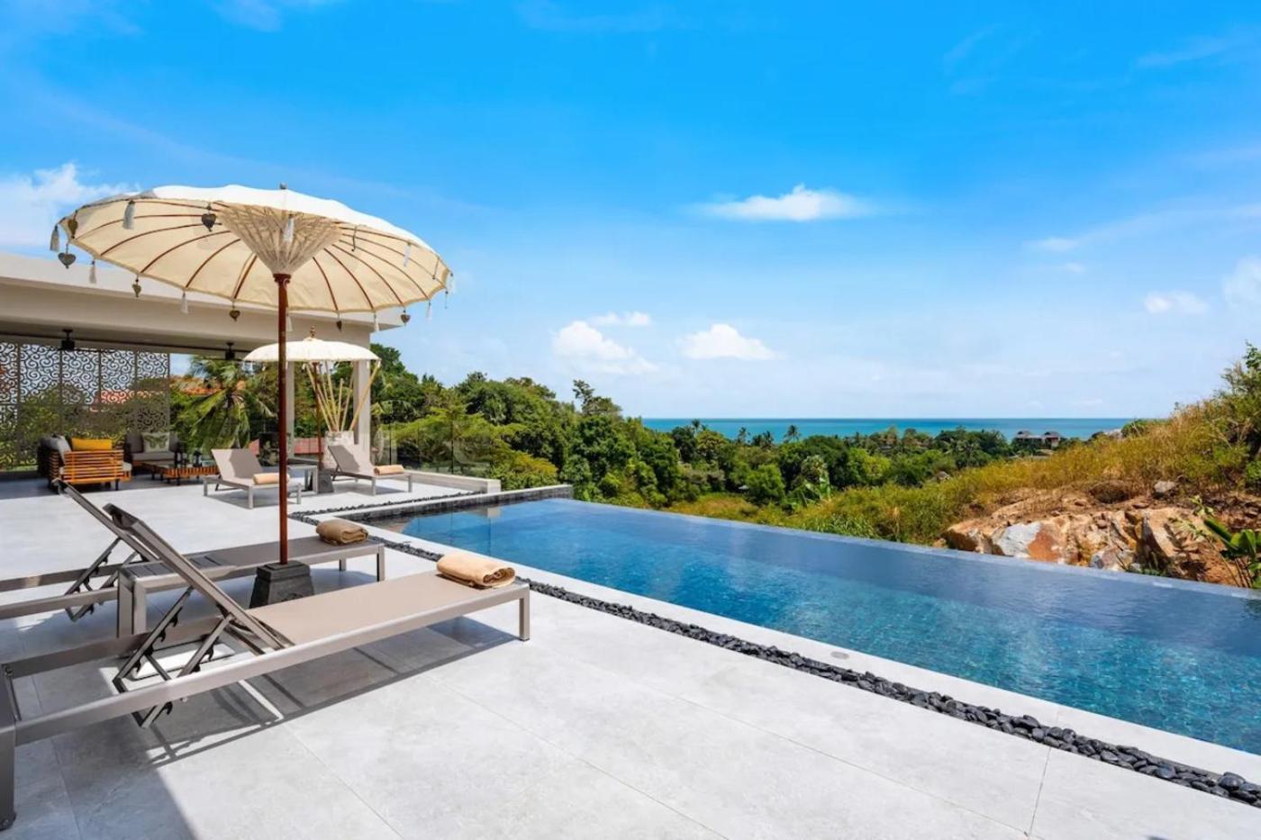 Villa Casa Seaview 4br Private Pool & Panorama Amphoe Koksamui