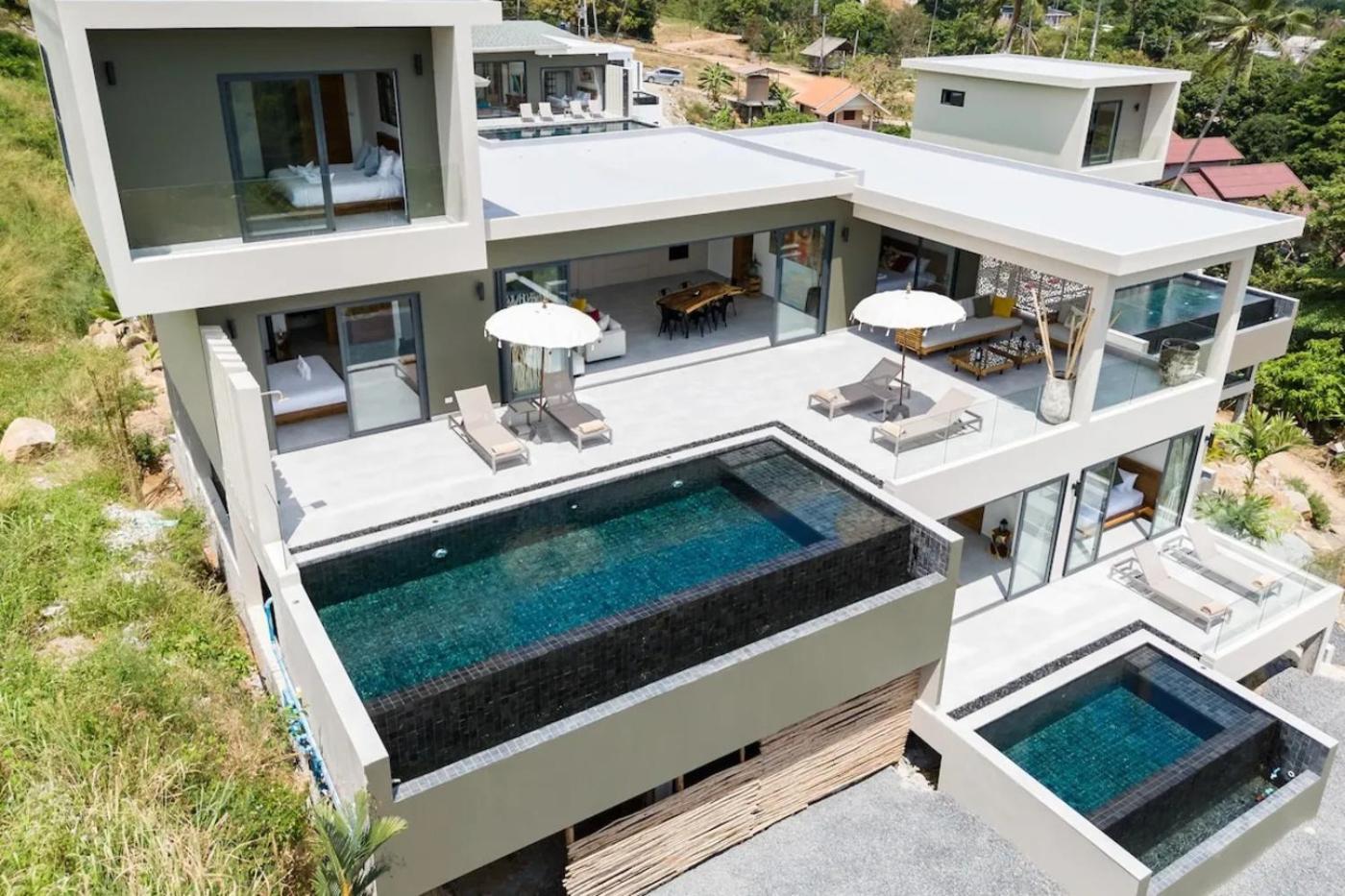 Casa Seaview 4br Private Pool & Panorama * Amphoe Koksamui