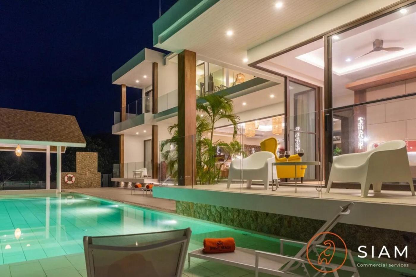 Jungle Beach Villa Luxury 4 Bedroom Seaview Villa *