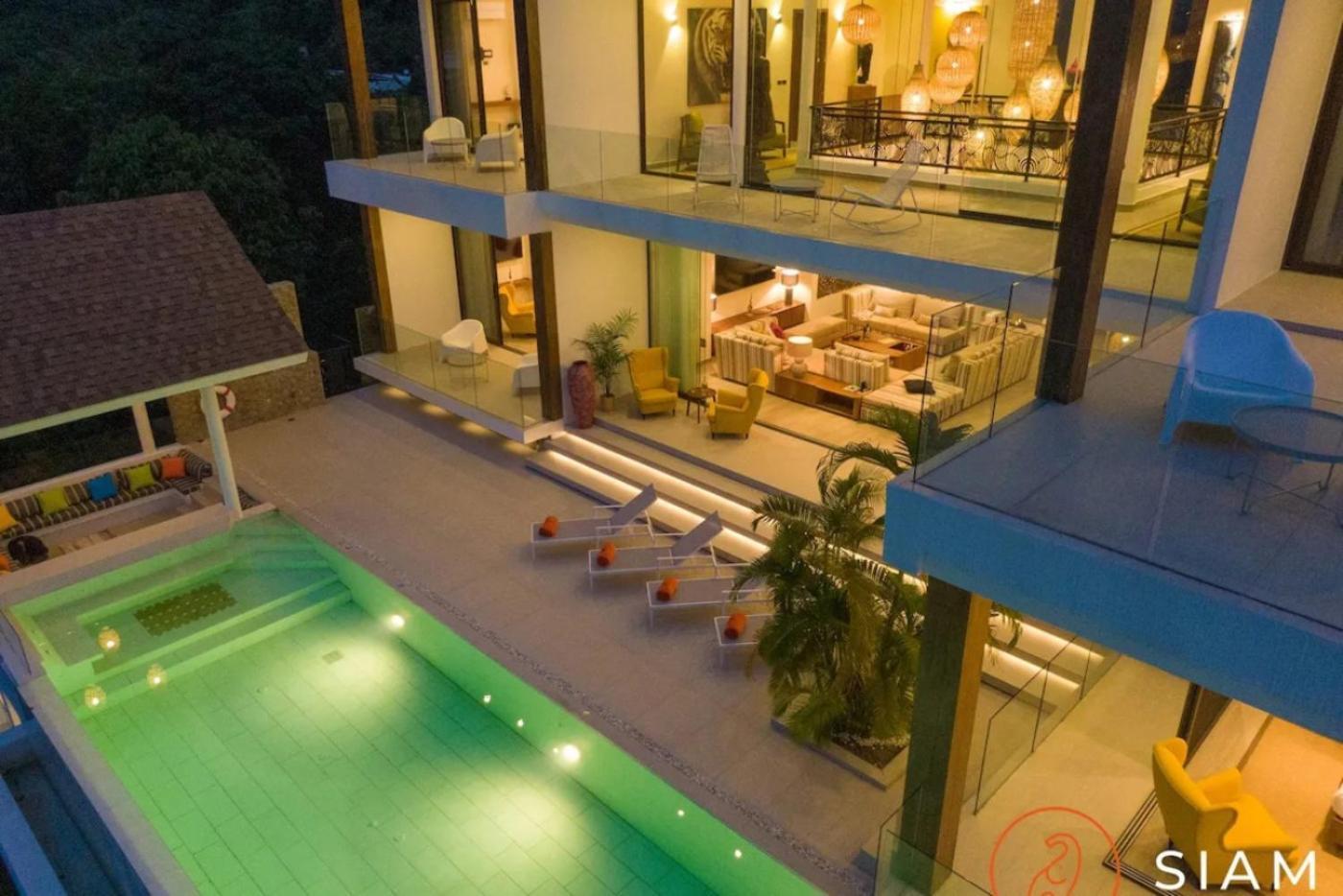 Jungle Beach Villa Luxury 4 Bedroom Seaview Villa Amphoe Koksamui