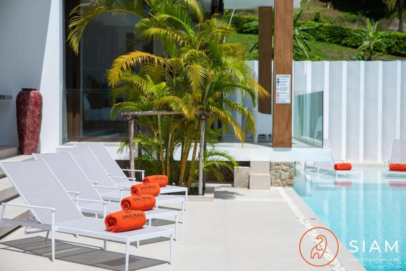 Villa Jungle Beach Villa Luxury 4 Bedroom Seaview Amphoe Koksamui