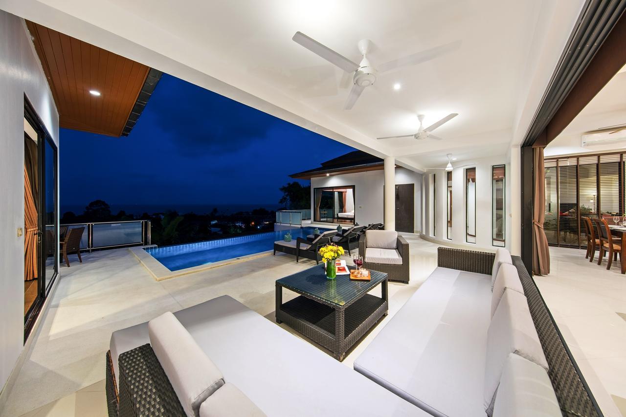 Villa Sunny Banks - Modern Sea View 4 Bed Pool